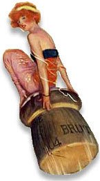 Champagne wine: Lady riding a Champagne cork (img-08)