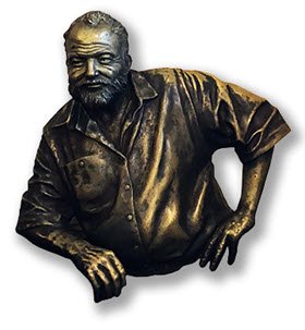 Harry’s Bar: Busto di Hernest Hemingway, Havana, Cuba.