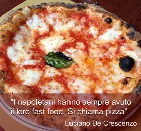 Cibo di Strada: Luciano De Crescenzo, lo street food e la pizza.