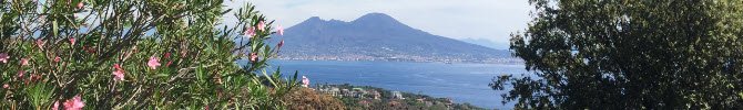 Neapolitan Pastiera: View of the Gulf of Naples.