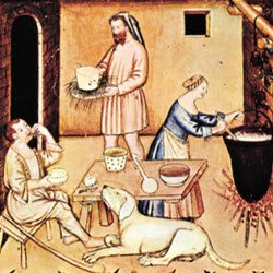 Gorgonzola cheese PDO: Preparation of cheese, XIV Century (img-02)