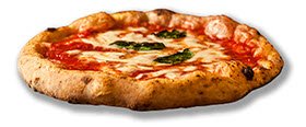 Buffalo Mozzarella: Margherita pizza (crt-02) Buffalo Mozzarella: Margherita pizza (crt-02)
