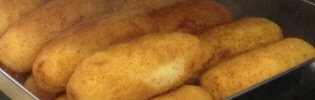 Crocchè di patate napoletani: dettaglio.