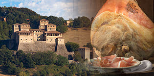 Cold Cuts and Cheeses: Prosciutto di Parma PDO, the sweet Italian ham.