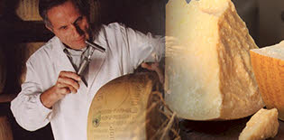 Cold Cuts and Cheeses: Parmigiano Reggiano PDO.
