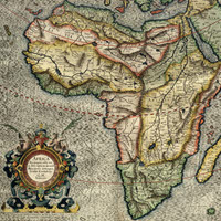 Cous Cous: antica mappa del continente africano (img-02)