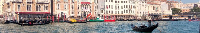 Harry's Bar Venice: The Grand Canal, Venice.