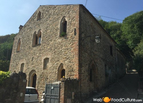 Food and wine specialties from Veneto: Arquà Petrarca, detail.