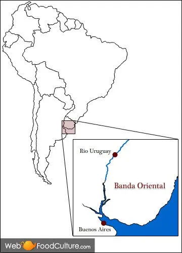 La 'Banda Oriental'.