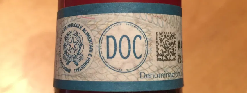 DOC label.