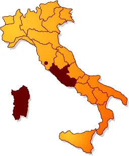 Lazio e Sardegna.